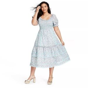 NWT LoveShackFancy x Target Celeste Smocked Dress